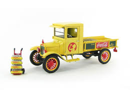 1 original ford windshield with the body brackets3. Coca Cola Editions 1 32 1923 Ford Model Tt Pick Up Yellow Coca Cola Edition