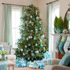 Christmas Tree Decorations Light Blue Decorating Ideas