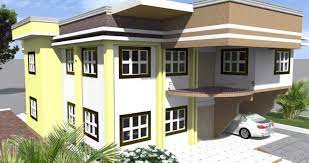 Duplex house plans can be attached townhouses or apartments over one another. House Plan Modern 6 Bedroom Duplex Nigerian House Plan