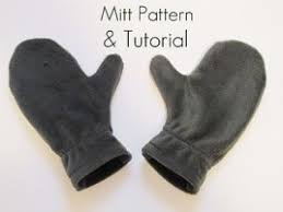 Then use embroidery floss to attach them to the mitten by sewing a pupil in the center of each. Free Pattern Fleece Mittens Sewing