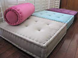 Safety keep away from fire. Multi Colored Velvet Floor Cushions French Mattress Quilting Etsy