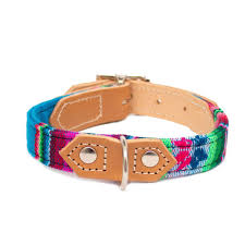 Inca Blue Dog Collar Blue Dog Collar Unique Dog Collars Luxury Dog Collars
