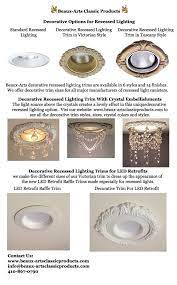 Decorative Recessed Light Trim Options Beaux Arts Classic Products Recessed Lighting Trim Recessed Lighting Recessed Light Trim