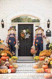 I'm sharing how to make a fence post scarecrow. 25 Best Outdoor Fall Decor Ideas We Re Loving Hgtv