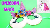 Maskers maken kinderfeestje heb97 agbc : Unicorn Mask Paper Craft Fast N Easy Diy Labs Youtube