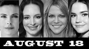 Most famous birthdays in 8th august. August 18 Famous Birthdays Youtube