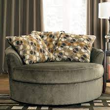 Kirkwood Charcoal Oversized Swivel Accent Chair Furniture Oversized Chair Living Room Round Swivel Chair