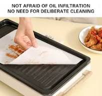 100PC Non-Stick Parchment Baking Paper Sheets Oil & Water High-Temperature  Safe for Baking,Grilling & Frying 8x12 Inch Pre-Cut Round Liners