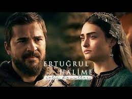 ertugrul ghazi and halime sultan love scene urdu youtube in 2021 ertugrul halime love scenes ertugrul ghazi
