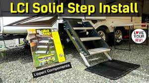 The best rv steps for trailer in 2020. Installing The Solid Step Rv Entrance Stairs By Lippert Components Youtube
