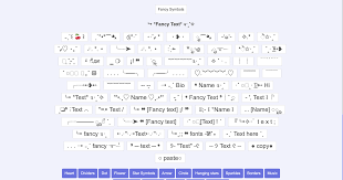 Fancy Text Symbols In 2021 Text Symbols Aesthetic Symbols Fancy And Symbol