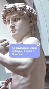 Restauración del David de Miguel Ángel en Florencia