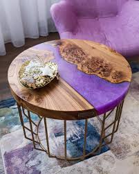 Purple River Table Wood Resin Table Resin Furniture Epoxy Resin Wood