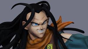 Las mejores imágenes/fanarts/dibujos del androide n° 17. Artstation Super Android 17 Dragon Ball Gt Carlos Valero