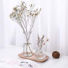 Hydroponic Plants Vase Simple Creative Glass Vase Home Decorative Table Transparent Flower Vase In Vases From Glass Flower Vases Plant Vase Wedding Gowns Lace