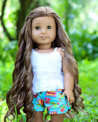 Here is a super easy braided hairstyle for your ag doll! Instagram Photo By Agcollect Aug 5 2016 At 7 50pm Utc American Girl Doll Hairstyles American Girl Clothes Doll Clothes American Girl