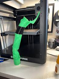 My first multi piece full size print. I thought about sanding and painting  it but I just might keep it as is, kinda like a prototype. Lol