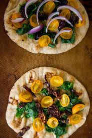 Healthy Living Easy Naan Pizzas The Yellow Table Recipe Naan Pizza Naan Healthy
