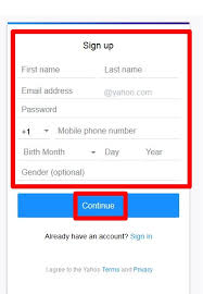 Yahoo is one of the best email services but is maybe the most simple too, so let's create a new account, just go to here is how to create a yahoo mail account: Yahoo Registration Create Yahoo Mail Sign Up Online Pluz