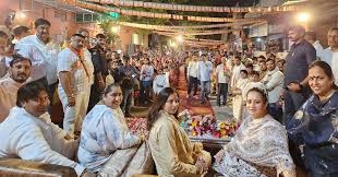 वार्ड नं - 20 रेवाड़ी में नगर परिषद चेयरमैन पद के भाजपा प्रत्याशी विनीता  पीपल जी व पार्षद प्रत्याशियों के समर्थन में कैबिनेट मंत्री गौरव ...