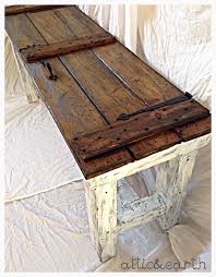 Barn Door Table From Attic Earth Custom Creations Atticandearth Com Barn Door Tables Door Table Door Coffee Tables