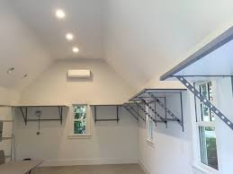 Powder coated metal and heavy duty plastic racks mounted to the garage ceiling are the most common. Garage Shelving Overhead Garage Storage Diy Garage Overhead Garage