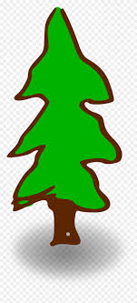 Evergreen trees clip art set christmas stock illustration 519678940. Evergreen Cartoon Tree With Transparent Background Free Transparent Png Clipart Images Download