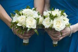 We also have floral stems in case you want to make your own diy bouquets. Small Bouquet Of White Roses For Bridesmaids Bridesmaid Flowers White Bridesmaid Bouquet White Bridal Party Flowers