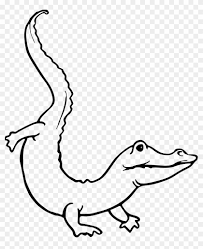 Wow 28 gambar kartun hewan hitam putih 780 gambar kartun hewan lucu hitam putih gratis terbaik gambar animasi kelinci imut part di 2020 hewan gambar gambar kelinci. Crocodile 3 Gambar Hewan Reptil Hitam Putih Free Transparent Png Clipart Images Download