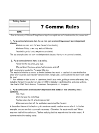 Do i need a comma when i omit a word for stylistic reasons? 7 Rules For Comma Use Comma Sentence Linguistics