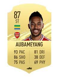 The next fifa 21 team of the week, totw 21, is now live in ultimate team. Afcstuff On Twitter Confirmed Pierre Emerick Aubameyang Fifa 21 Rating 87 Easportsfifa 1 Downgrade From His Rating In Fifa 20 Afc Https T Co Nuqm9fwfit