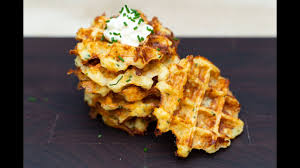 Here are a few of the ways you can choose to cook your potato waffles: Elise S Eats Ep 159 Cheesy Potato Waffles Youtube