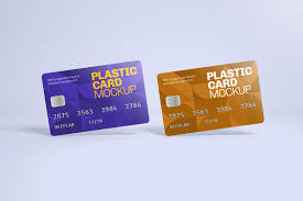 Plastic Card Mockup Set 21 Styles In Stationery Mockups On Yellow Images Creative Store