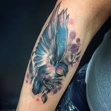 Men's side, realistic, vivid bird. 99 Inspiring Bird Tattoos For Tattoo Lovers