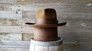Fedora Style With Curled Brim Hats Vintage Hats For Men Cowboy Hats