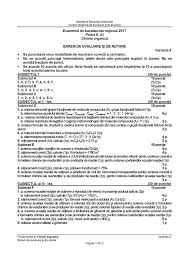 Citind rezolvarea subiectului i conform baremului vei afla numele unui stat căr (…) Bac 2017