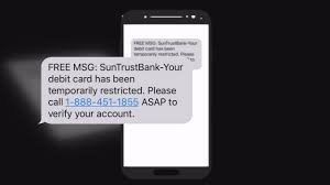 Maybe you would like to learn more about one of these? Suntrust Bank Scam Message Watch Out For The Fake Texts From Trusted Banks Abc11 Raleigh Durham