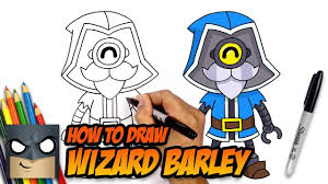 Posted by | kpld on january 9th, 2019. How To Draw Wizard Barley Brawl Stars Step By Step Tutorial Cartooning 4 Kids Drawings Easy Drawings