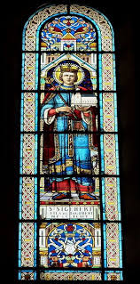 Clichy Saint Vincent De Paul339 Sigebert Iii King Of The Franks Wikipedia The Free Encyclopedia My 37th Pa Stained Glass Sacred Art Stained Glass Windows