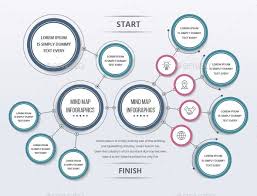 Mind Map Template Professional Infographic Template