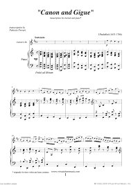 Canon And Gigue In D Major Piano Sheet Music Pachelbel Canon In D Sheet Music For Clarinet And Piano Sheet Music Sheet Music Notes Virtual Sheet Music