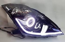 03 08 Nissan 350z Custom Headlights Per Set Yunique L E D Retrofits Nissan 350z Custom Nissan 350z Custom Headlights