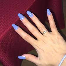 39 Acrylic Coffin Nails Designs 2019 Koees Blog Blue Acrylic Nails Coffin Nails Designs Blue Nails