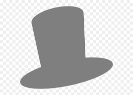 Download Mad Hatter Top Hat Svg Png Download Grey Top Hat Clip Art Transparent Png Vhv
