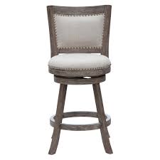 24 Melrose Distressed Counter Stool Driftwood Ivory Boraam Upholstered Bar Stools Bar Stools Bar Stools With Backs