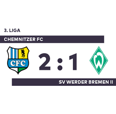 Bremen steigt aus der bundesliga ab. Chemnitzer Fc Sv Werder Bremen Ii Wichtiger Dreier Fur Chemnitz 3 Liga Welt