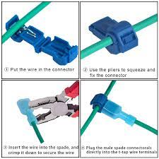 Check spelling or type a new query. 20pcs T Tap Insulated Quick Splice Wire Terminal Spade Crimp Connector Combo Set 0 5 6 0mm2 Awg 22 10 T Tap Connector Connectors Aliexpress
