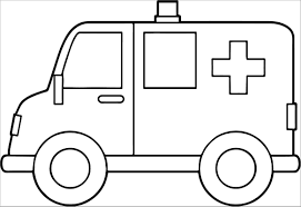 Ambulance free coloring pages noticeable colouring. Easy Ambulance Coloring Pages To Print Coloringbay