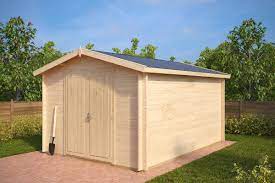 Jeder gerätehäuser gibt es in verschiedenen varianten. Grosses Geratehaus Aus Holz Eva A 12m 44mm 3x4 Hansagarten24