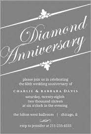 Elegant Gray Diamond 60th Anniversary Invitation Anniversary Invitations Anniversary Invitations 60th Wedding Anniversary Party 60th Wedding Anniversary Decorations